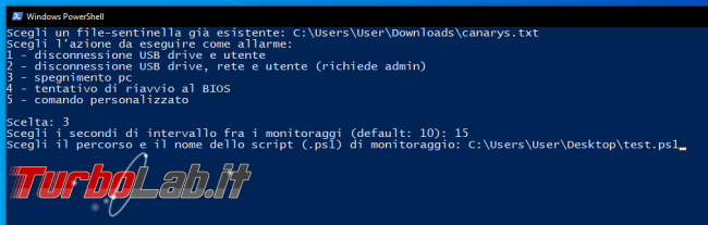 CanaryShell: monitora blocca azioni indesiderate cartelle