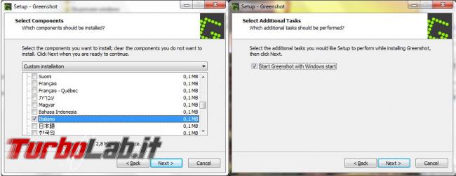 Cattura screenshot desktop Greenshot
