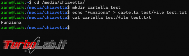 Chiavetta USB disco/SSD esterno Ubuntu linea comando: come accedere, leggere scrivere file (guida rapida mount NTFS, exFAT, ext4)