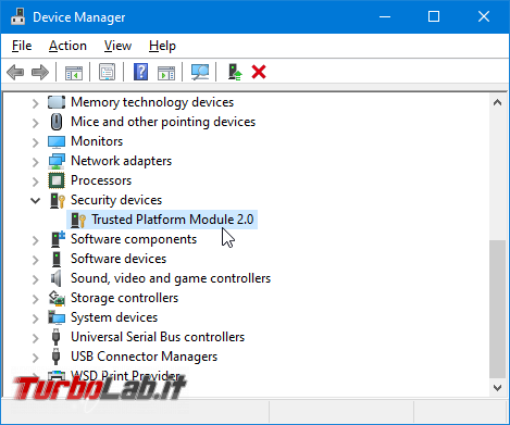 Chip Trusted Platform Module (TPM): come scoprire se PC notebook ce ha (Windows 10) - screen_xps_1568470674