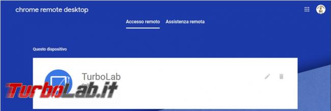 Chrome Remote Desktop permette connettersi computer remoto tablet smartphone