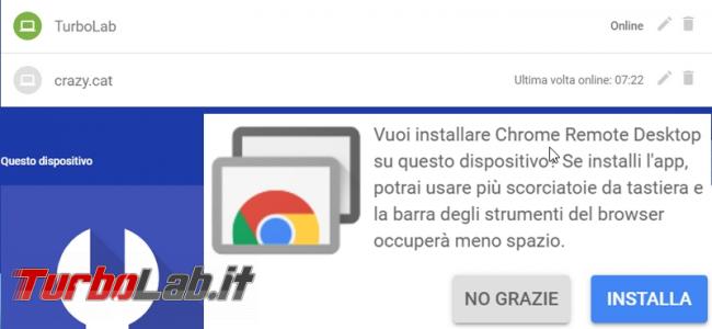 Chrome Remote Desktop permette connettersi computer remoto tablet smartphone