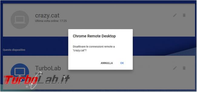 Chrome Remote Desktop permette connettersi computer remoto tablet smartphone