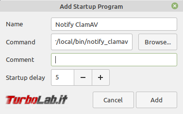 ClamAV: antivirus open-source, &quot;on demand&quot; protezione residente, Linux Mint