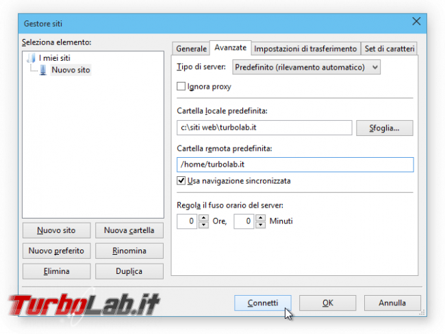 Client FTP (FileZilla), guida rapida - caricare scaricare file server FTP remoto - guida filezilla (10)