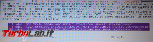 Clona sistema operativo hard disk Clonezilla