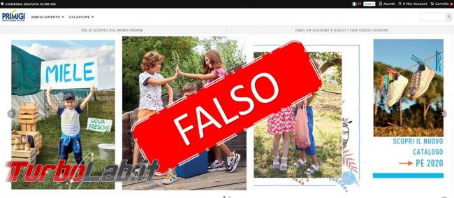 Clonato sito articoli bambini Primigi - 98297423_1520995484728794_4030015638297640960_o