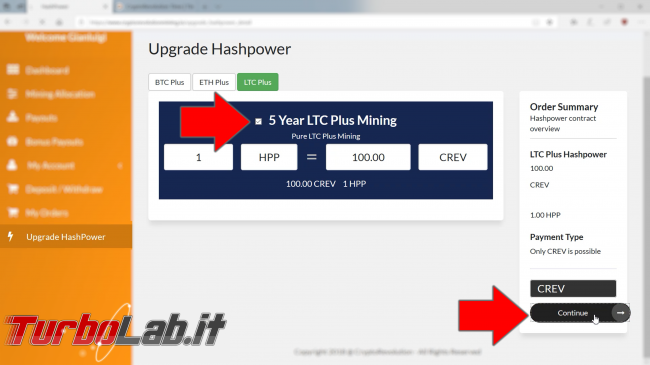 Cloud mining cos'è: video-guida completa iniziare subito (Bitcoin, Ethereum, Litecoin) - 16_buy_contract pic2