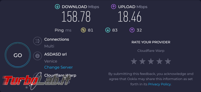 Cloudflare WARP: VPN gratuita tutti traffico illimitato