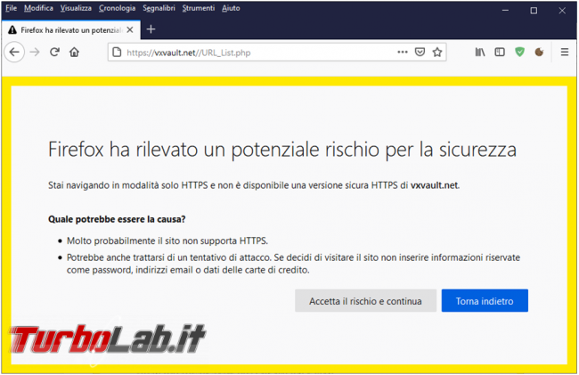 Come abilitare Firefox bloccare siti http reindirizzarli https, quando disponibile, l’estensione https everywhere