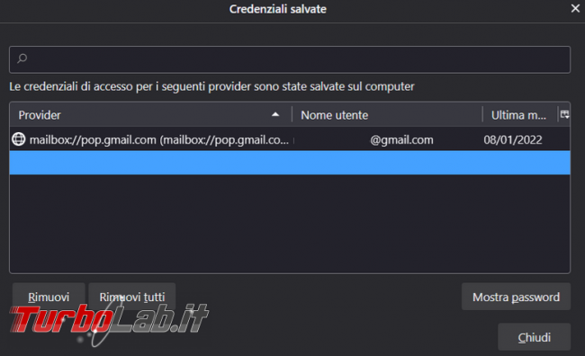 Come abilitare l’accesso Thunderbird Gmail tramite token OAuth 2.0