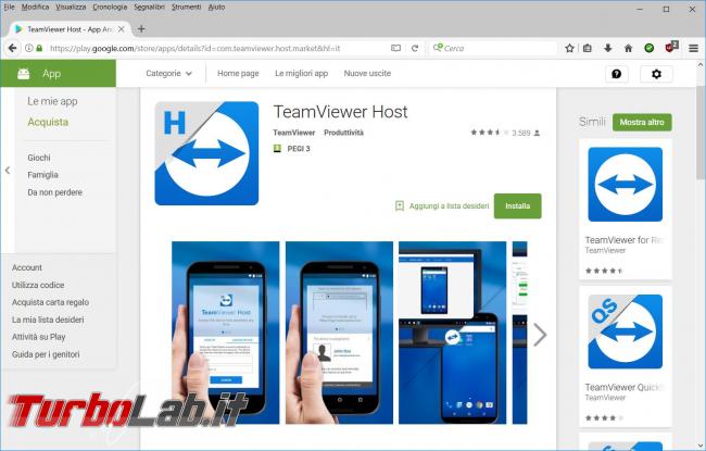 Come accedere remoto dispositivo Android TeamViewer