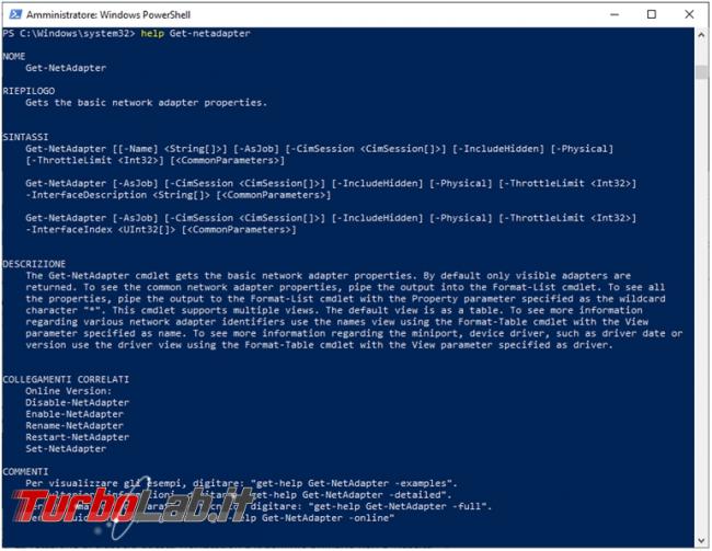 Come aggiornare completamente guide supporto PowerShell
