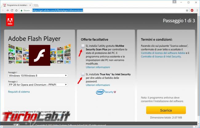 Come aggiornare Flash Player Chrome quando richiede