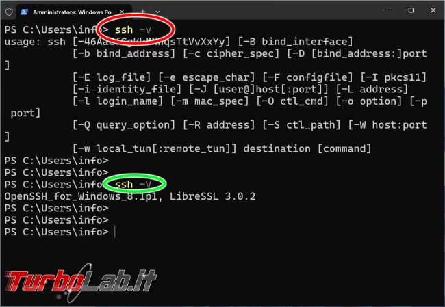 Come aggiornare SSH client server Windows 11 Windows 10 (OpenSSH 9) - zShotVM_1724216514