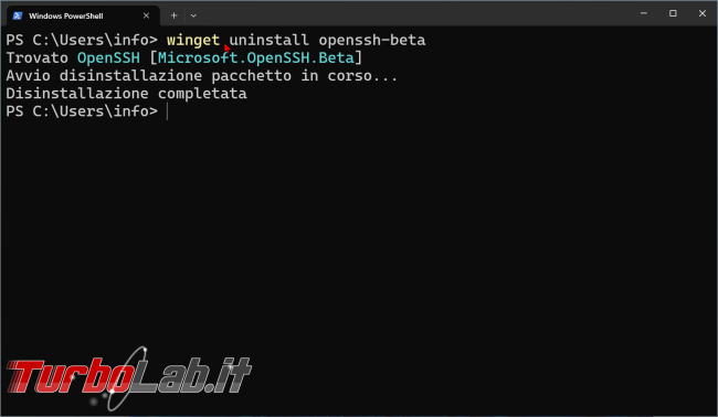 Come aggiornare SSH client server Windows 11 Windows 10 (OpenSSH 9) - zShotVM_1724237034