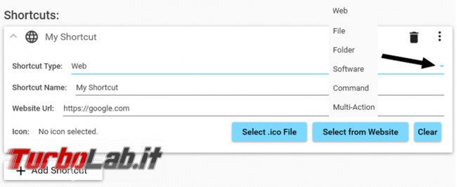 Come aggiungere collegamenti più ci servono menu start
