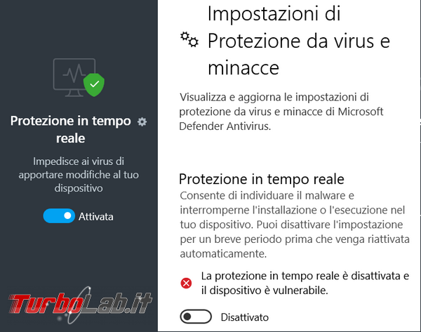 Come aggiungere file cartella lista esclusioni dell’antivirus