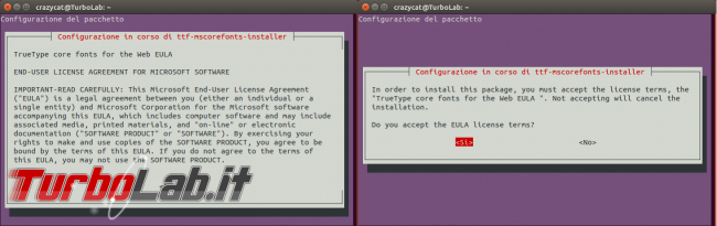 Come aggiungere nuovi font Ubuntu