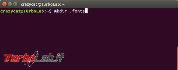 Come aggiungere nuovi font Ubuntu