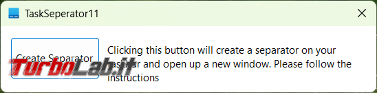 Come aggiungere separatori barra applicazioni Windows 11