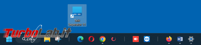 Come aggiungere separatori barra applicazioni Windows 11