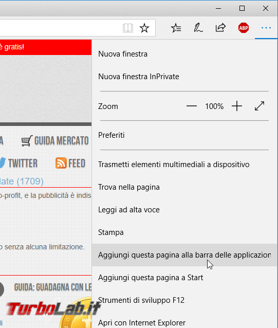 Come aggiungere siti web webapp Barra applicazioni Windows 10 Chrome, Edge Firefox