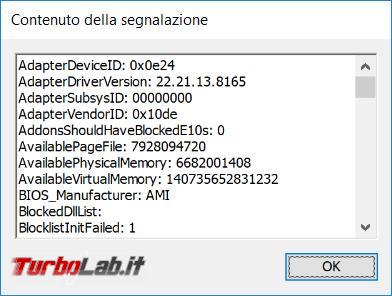 Come analizzare crash Mozilla Firefox
