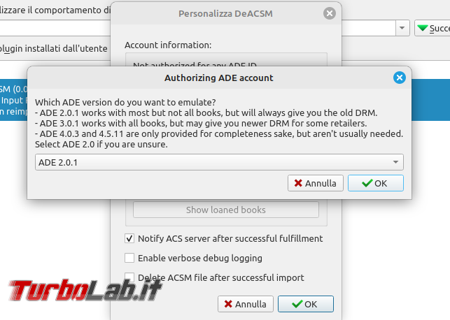 Come aprire file URLLink.acsm direttamente Calibre rimuovere DRM ( soprattutto LINUX!)