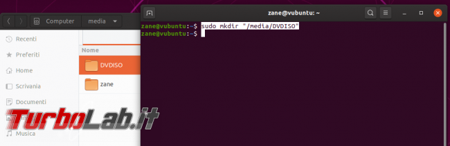 Come aprire (montare) 'immagine ISO Ubuntu linea comando interfaccia grafica (DVD virtuale, guida)