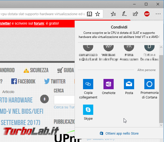 Come aprire PC Windows 10 pagina web visualizzata smartphone Android (&quot;Continua PC&quot;)