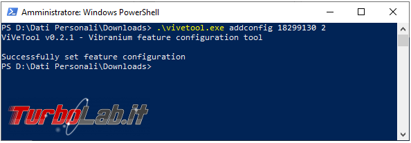 Come attivare/disattivare banner utente impostazioni Windows 10