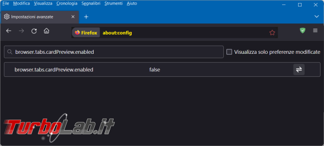 Come attivare l’anteprima tab aperti Firefox 123