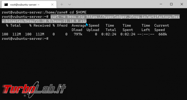 Come attivare nodo Ethereum: guida Besu (installazione configurazione) Linux (Ubuntu)