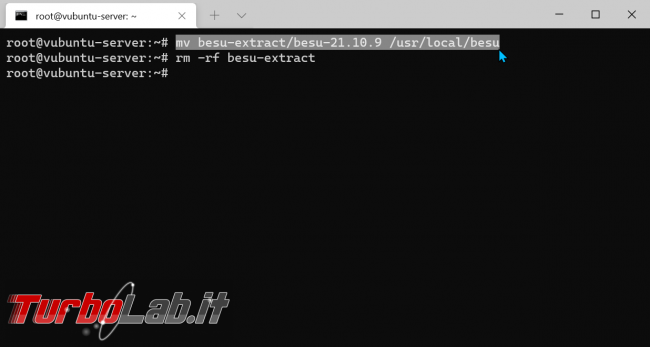 Come attivare nodo Ethereum: guida Besu (installazione configurazione) Linux (Ubuntu)