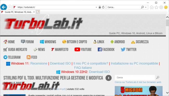 Come aumentare durata modalità Internet Explorer pagine web configurate Microsoft Edge