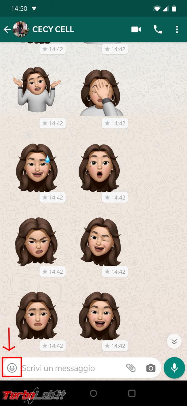 Come avere memoji iPhone Android (WhatsApp)
