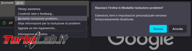 Come avviare Firefox modalità risoluzione problemi