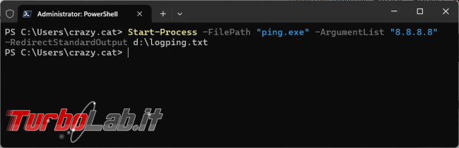 Come avviare processi Start-Process PowerShell