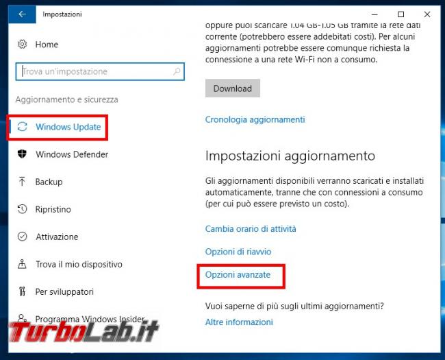 Come bloccare aggiornamenti P2P Windows 10