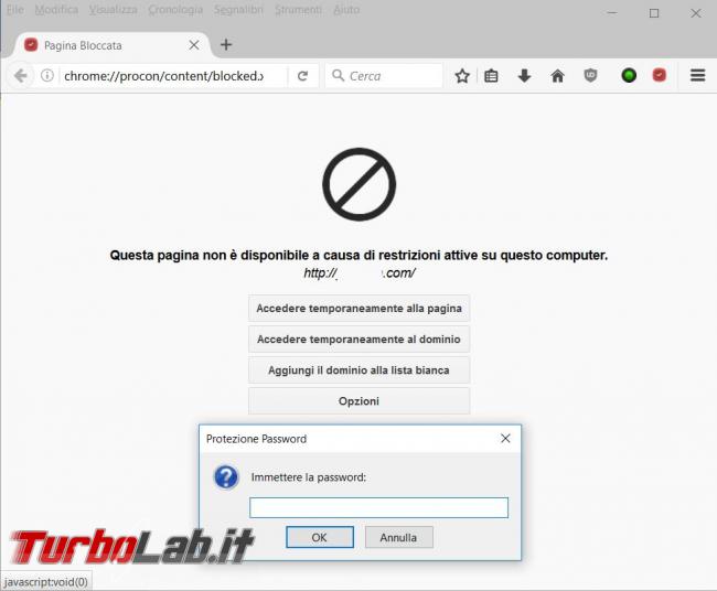 Come bloccare contenuti pornografici l’estensione ProCon Latte Mozilla Firefox