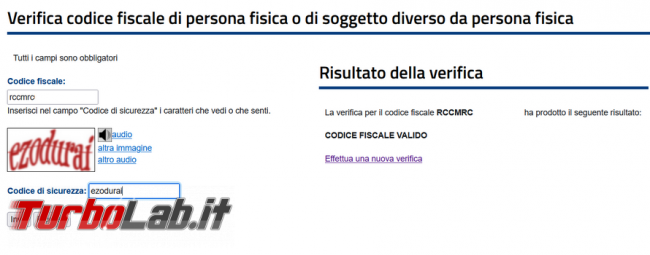 Come calcolare codice fiscale, quello inverso verificare se sono corretti