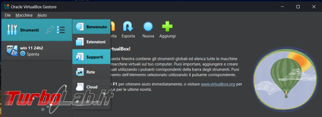 Come cambiare dimensioni disco fisso virtuale VirtualBox