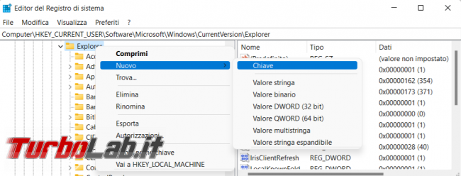 Come cambiare nome predefinito Nuova cartella quando ne create Windows 11