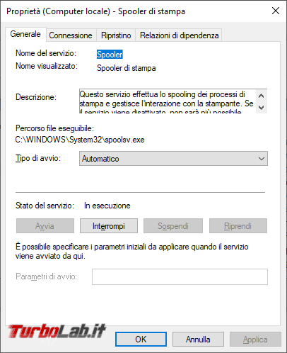 come Cancellare code stampa bloccate