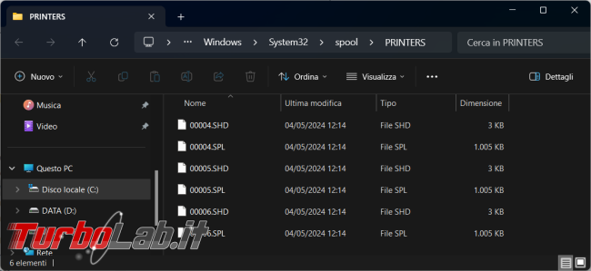 come Cancellare code stampa bloccate