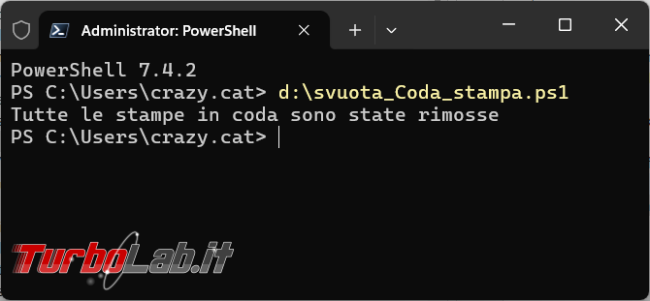 come Cancellare code stampa bloccate