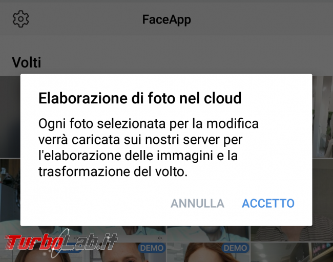 Come cancellare foto FaceApp (guida)