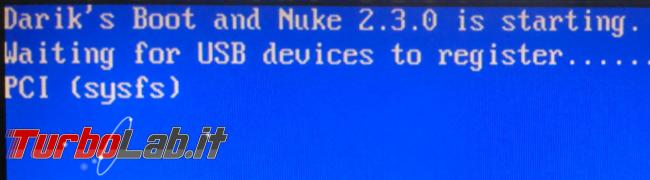 Come cancellare maniera definitiva dati hard disk Sata Ide Dban