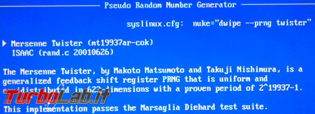 Come cancellare maniera definitiva dati hard disk Sata Ide Dban